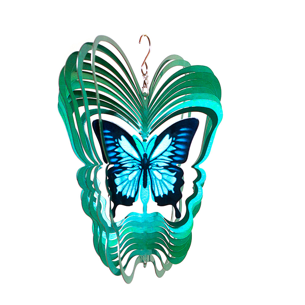 Butterfly Design Wind Spinner - 12"