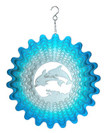 Load image into Gallery viewer, Dolphin Design Wind Spinner - 12&quot;
