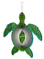 Load image into Gallery viewer, Extra Large Turtle Design Wind Spinner - 15&quot;
