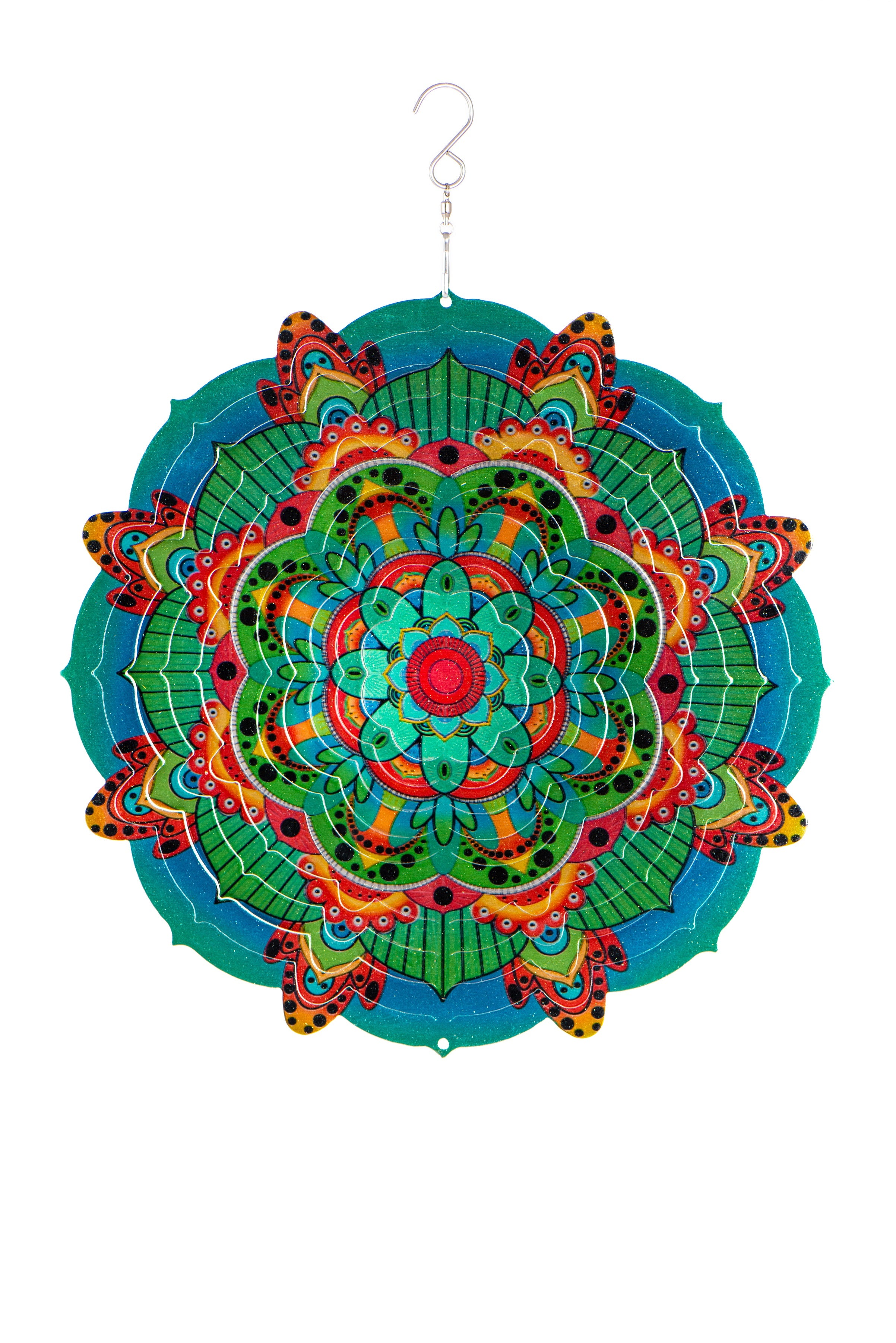 Mandala Design Wind Spinner - 12"