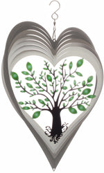 Load image into Gallery viewer, Silver Hearted Tree Of Life Design - 12&quot;
