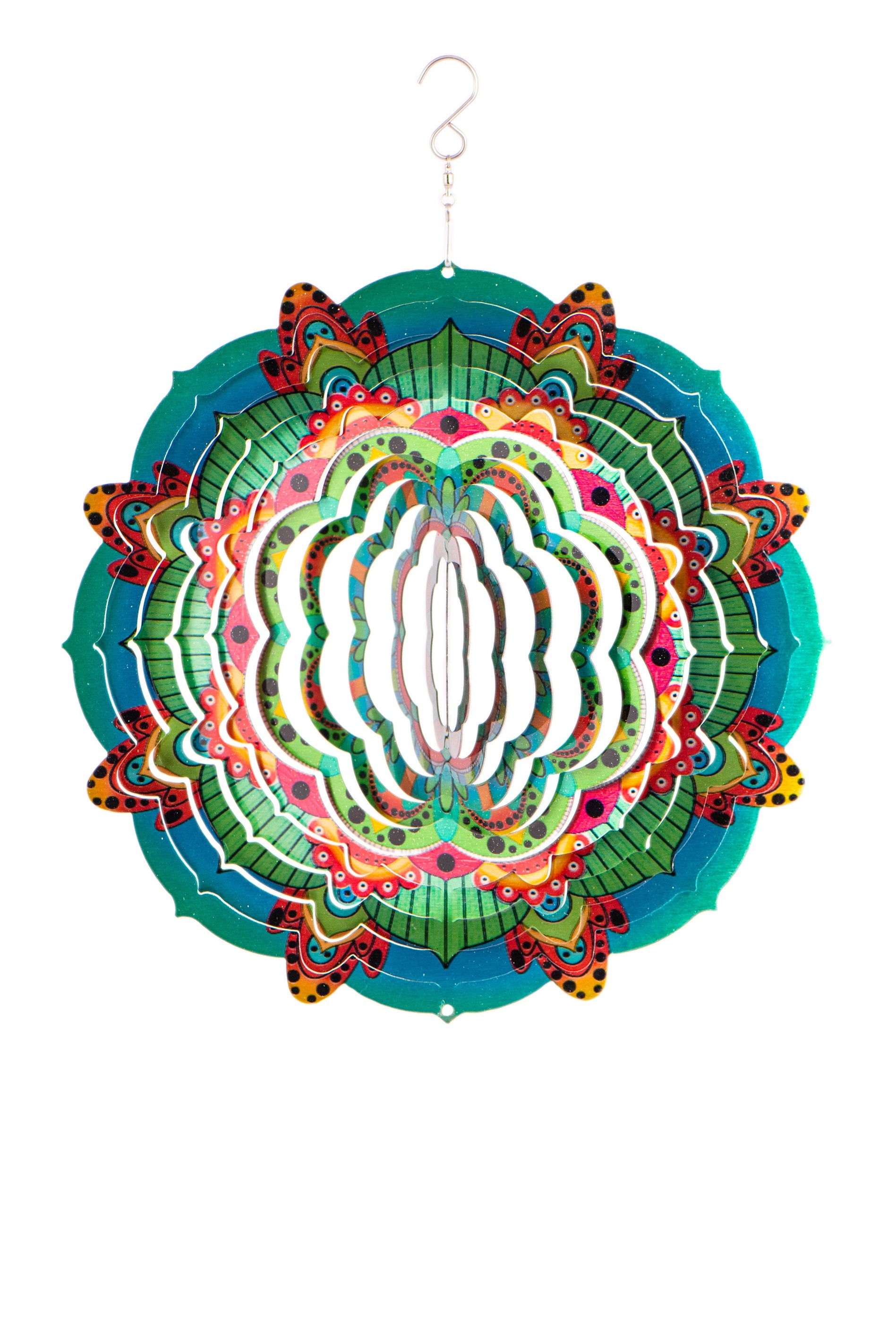 Mandala Design Wind Spinner - 12"