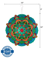 Load image into Gallery viewer, Mandala Design Wind Spinner - 12&quot;
