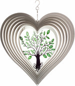 Load image into Gallery viewer, Silver Hearted Tree Of Life Design - 12&quot;
